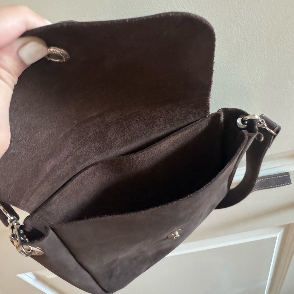 Brown Leather Crossbody Bag - Picture 2 of 3